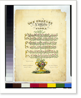 The chaplet, a waltz by Flora.Kennedy & Lucas lithography, Philada, Vintage Wall Art