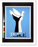 Historic Framed Print, Peace - 6,  17-7/8" x 21-7/8"