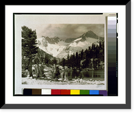 Historic Framed Print, Mount Brewer, Southern Sierra - 2,  17-7/8" x 21-7/8"