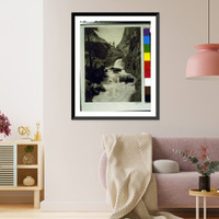 Roaring River Falls, Kings' River Canyon - 2, Vintage Wall Art