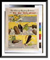 The Kin-der-Kids (abroad). The kids' terrible adventure with a whale! - 2, Antique Poster