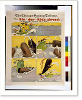 The Kin-der-Kids (abroad). The kids' terrible adventure with a whale! - 2, Antique Poster