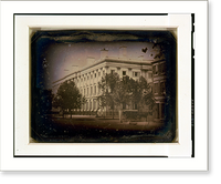 General Post Office from the corner of 7th Street and E Street, NW, Washington, D.C. - 3, Historic Print