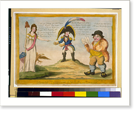 Columbia teaching John Bull his new lesson.Samuel Kennedy, del. ; Wm Charles, Sculp. - 2, Vintage Print