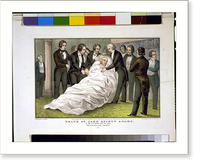 Death of John Quincy Adams at the U.S. Capitol Feby. 23d 1848 - 2 Classic, Vintage Print