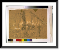 Fighting in the woods Kearneys divison repulsing the enemy Monday June 30th 1862 - 2, Antique Wall Art