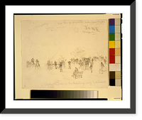 Shelling the rebel works on the Chickahomy sic across the Mechanicsville bridge, Antique Print
