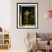 Lady MacBeth Act, 5th. 'One, two; why then 'tis time to do't.painted by H. Fuseli ; engrved by J.R. Smith. Classic, Historic Print