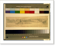 Historic Framed Print, Changing base round to the James river on the Pamunkey. Rebel fortification,  17-7/8" x 21-7/8"