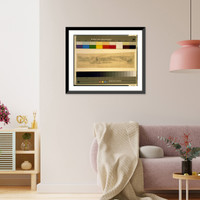 Historic Framed Print, Changing base round to the James river on the Pamunkey. Rebel fortification,  17-7/8" x 21-7/8"