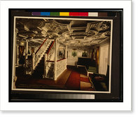 Historic Framed Print, Norddeutscher Lloyd. Reichspostdampfer Kaiserin Maria Theresia". Treppenanlage mit vorplatz.Detroit Publishing Co.",  17-7/8" x 21-7/8"