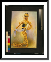 Historic Framed Print, [Female dancer, Bali(?)].Covarrubias.,  17-7/8" x 21-7/8"