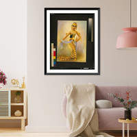 Historic Framed Print, [Female dancer, Bali(?)].Covarrubias.,  17-7/8" x 21-7/8"
