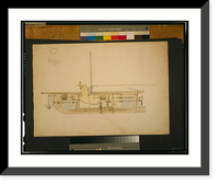 Submarine (Submarine Vessel, Submarine Bombs and Mode of Attack") for the United States government. Submarine vessel, longitudinal section", Historic Reproduction