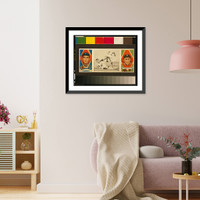 Historic Framed Print, Hassan Triple Folders (T202) - 4,  17-7/8" x 21-7/8"