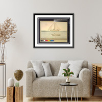 Submarine (Submarine Vessel, Submarine Bombs and Mode of Attack") for the United States government. Vessel under sail and anchored", Vintage Wall Art