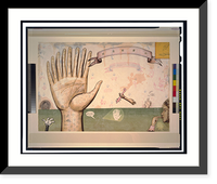 Vintage Americana Print - Mano poderosa ayudanos.Enrique Chagoya '97