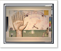 Vintage Americana Print - Mano poderosa ayudanos.Enrique Chagoya '97