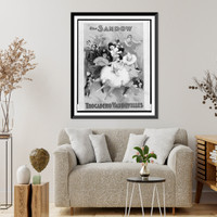 Historic Framed Print, The Sandow Trocadero Vaudevilles - 2,  17-7/8" x 21-7/8"