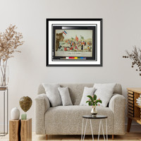 Historic Framed Print, L'Attaque de la constitution,  17-7/8" x 21-7/8"