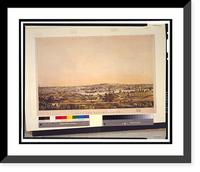 Historic Framed Print, Saco, and Biddeford, Me..sketched from nature by J.B. Bachelder ; J.H. Bufford lith., Boston. - 2,  17-7/8" x 21-7/8"