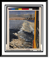 Study VI. New York Harbor.Riched Estes, Historic Reproduction