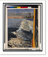 Study VI. New York Harbor.Riched Estes, Historic Reproduction