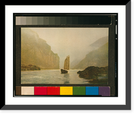 The entrance to the famous Yangtse sic Gorges, Antique Print
