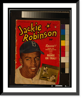 Front cover of Jackie Robinson comic book, Antique Wall Art