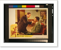 Lobby card promoting The Jackie Robinson Story, showing Minor Watson (as Dodgers president Branch Rickey) and Jackie Robinson (as himself), Antique Wall Art