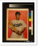 Back cover of Jackie Robinson comic book, Historic Print