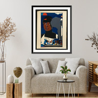 Prince Cinque.Romare Bearden, Antique Wall Art