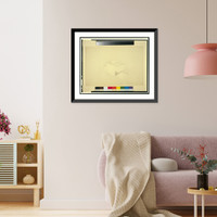 Historic Framed Print, [Nucleus House. Exterior showing integral garage and roof canopy. Perspective projection. Rendering] - 2,  17-7/8" x 21-7/8"