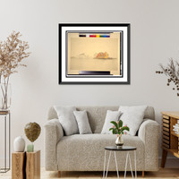 Historic Framed Print, [Nucleus House. Exterior. Perspective projection. Rendering] - 2,  17-7/8" x 21-7/8"