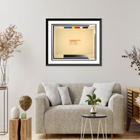 Historic Framed Print, [Nucleus House. Interior showing bath. Perspective projection. Rendering] - 2,  17-7/8" x 21-7/8"