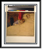 Historic Framed Print, He knew that he was not dreaming,  17-7/8" x 21-7/8"