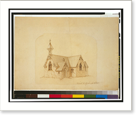 Sharecropper's house with cotton stacker against shed. Mississippi Delta, Mississippi, Antique Wall Art