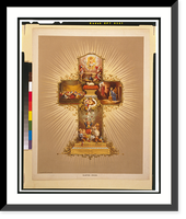 Easter cross - 2, Vintage Wall Art