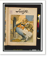 Vintage Americana Print - The large-ical candidate.Zim