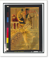 Vintage Americana Print - New York City - Cinderella./W.B. Conkey