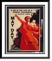 May Day : a day in the life of a woman organizer : a musical satire - 2, Antique Poster