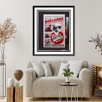 The National Organization for the Reform of Marijuana Laws presents Marijuana : weed from the Devil's garden!.poster by Bob Price, Vintage Print