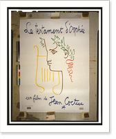 Historic Framed Print, Le testament d'Orph&eacute;e.un film de Jean Cocteau.,  17-7/8" x 21-7/8"