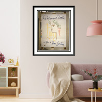 Historic Framed Print, Le testament d'Orph&eacute;e.un film de Jean Cocteau.,  17-7/8" x 21-7/8"