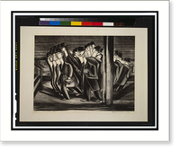Historic Photo Print - White collar boys.Elizabeth Olds, 1936