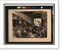 Historic Framed Print, [The clinch, movie theatre].Mabel Dwight.,  17-7/8" x 21-7/8"