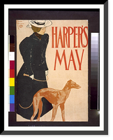 Historic Framed Print, Harpers May. Edward Penfield.,  17-7/8" x 21-7/8"