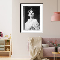 Historic Framed Print, Mary Garden, bust, copyright by Mishkin, New York.Mishkin,  17-7/8" x 21-7/8"