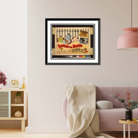 Historic Framed Print, Bedtime for Bonzo Starring Ronald Reagan, Diana Lynn [...] and introducing Bonzo.Universal International.,  17-7/8" x 21-7/8"