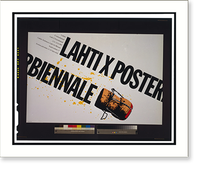 Lahti X Poster Biennale.Design Ky&ouml;sti Varis, Antique Print